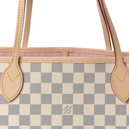Louis Vuitton Damier Azur Neo Neverfull MM Rose Ballerine 12 of 12