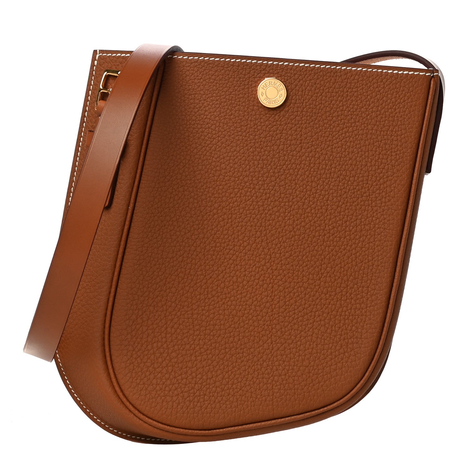 Hermes Togo Vache Hunter Perspective Cavaliere 21 Gold 1 of 9