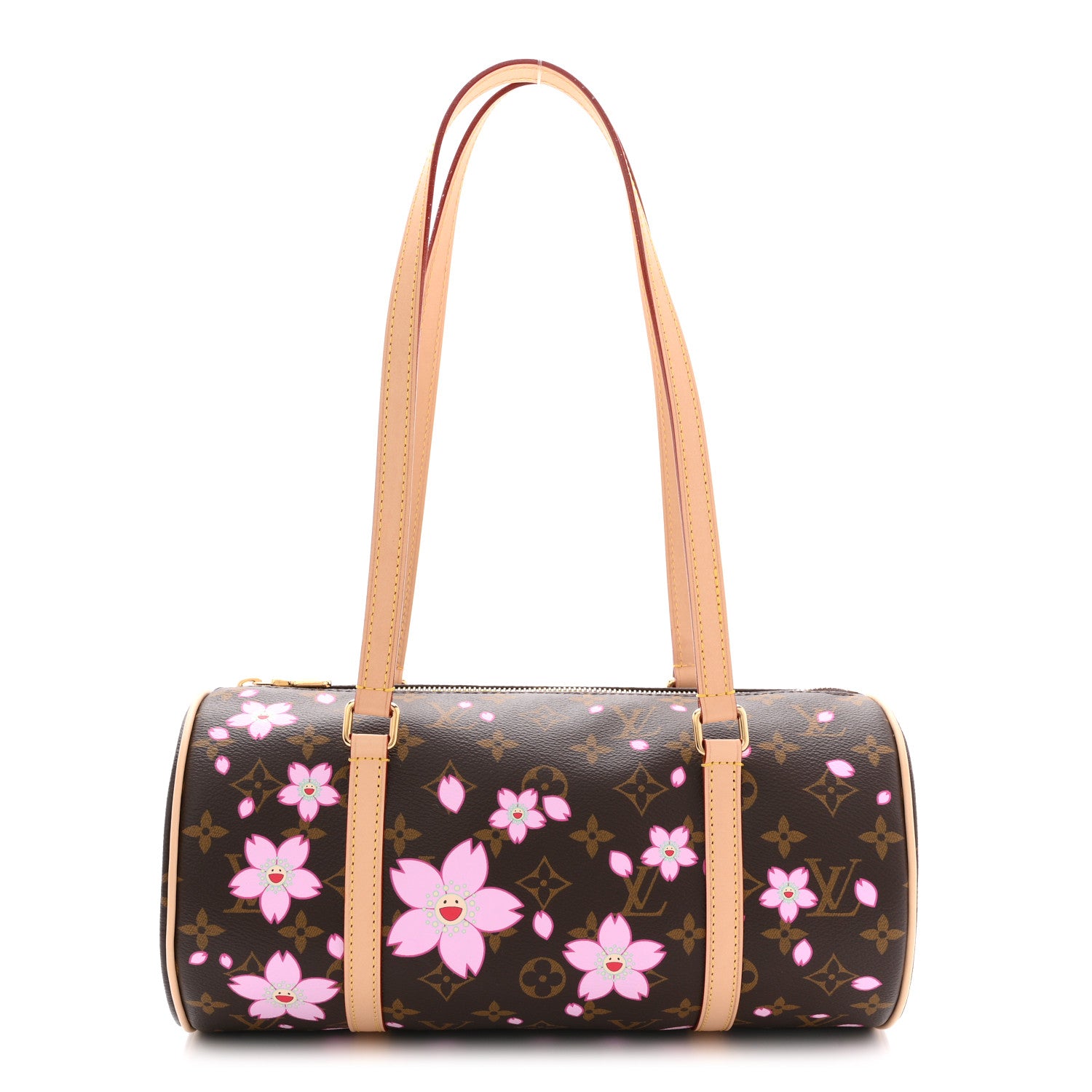 Louis Vuitton LV X TM Monogram Cherry Blossom Papillon Sakura Brown 1 of 10