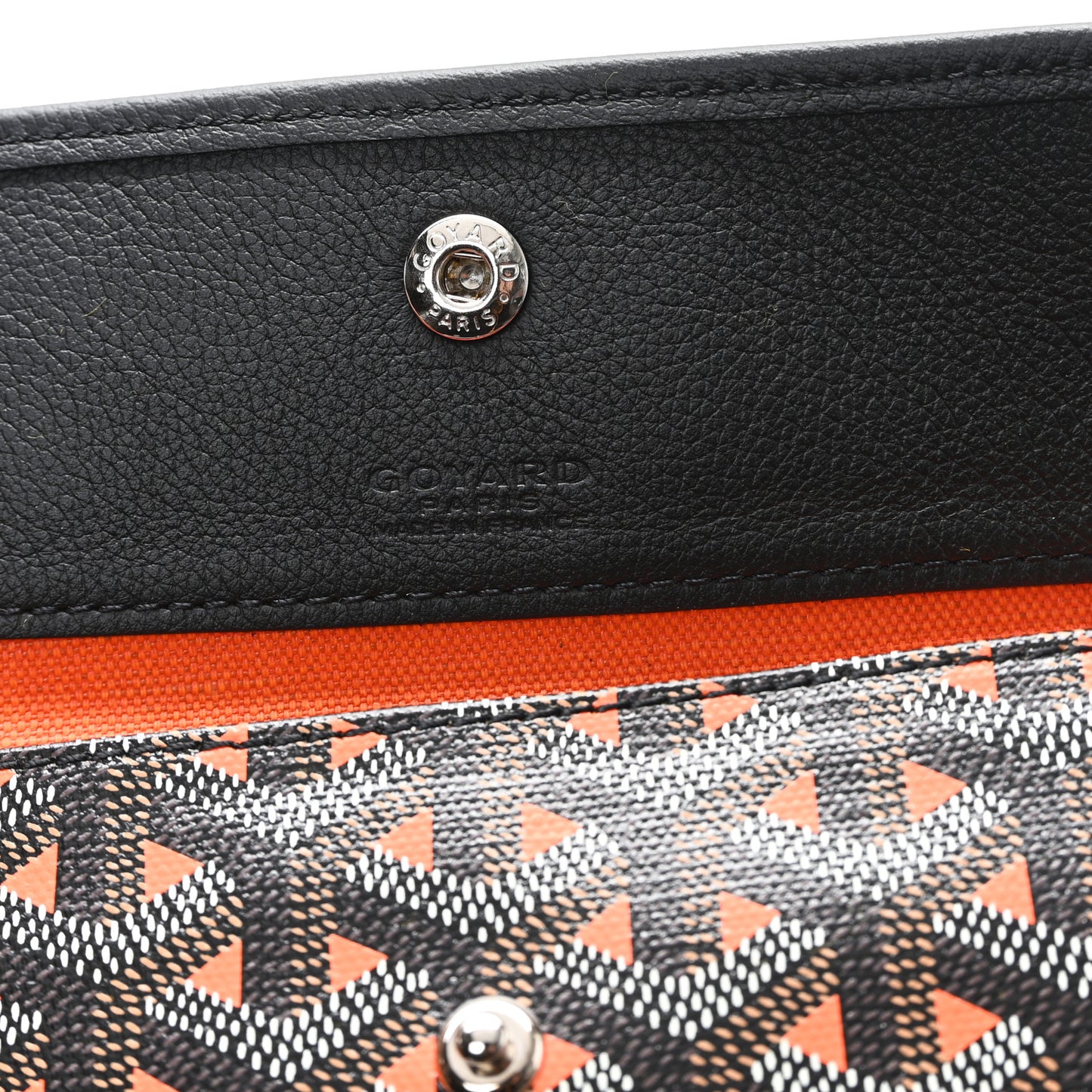 Goyardine Saint Louis Claire Voie PM Black Orange