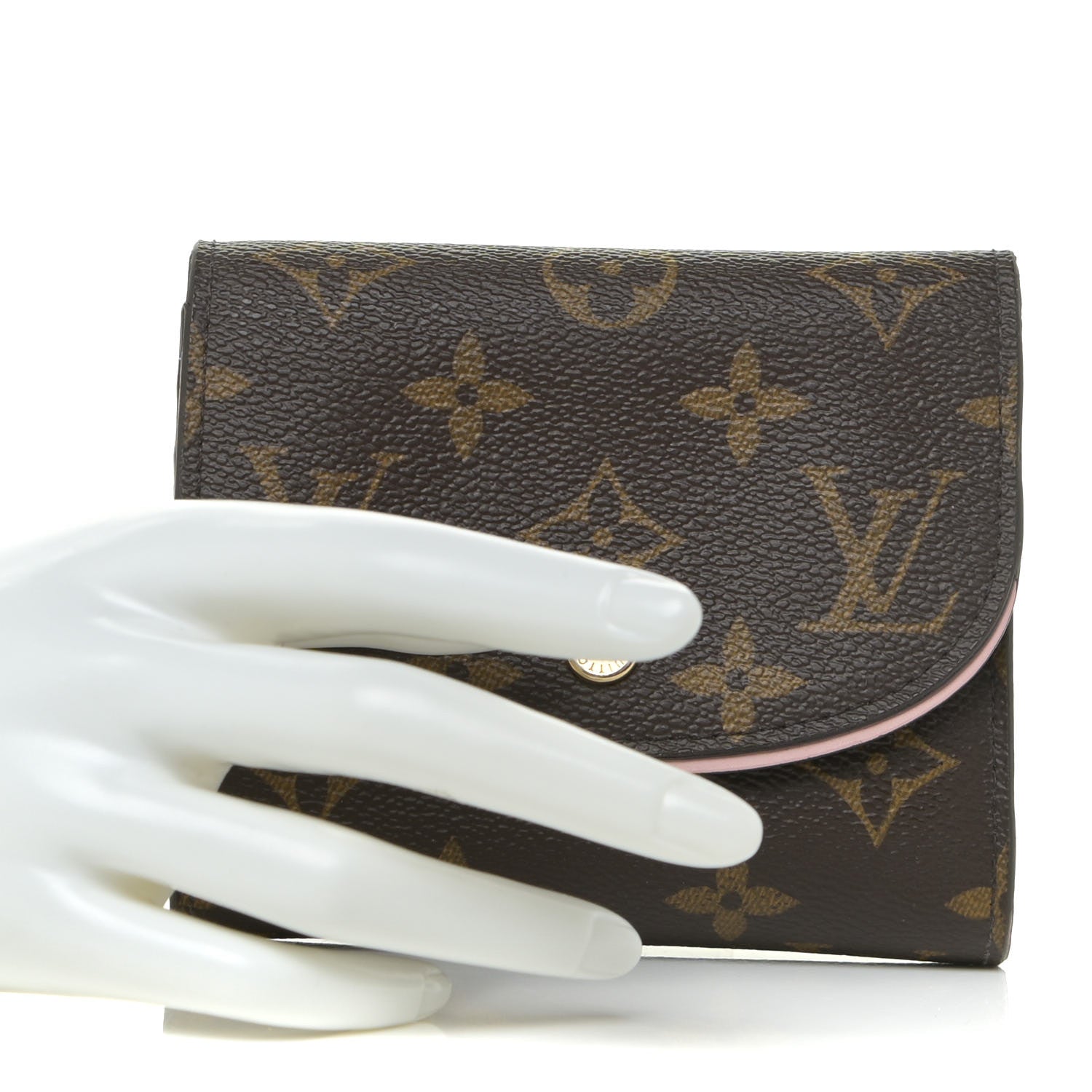 Louis Vuitton Monogram Ariane Compact Wallet Rose Ballerine 2 of 18