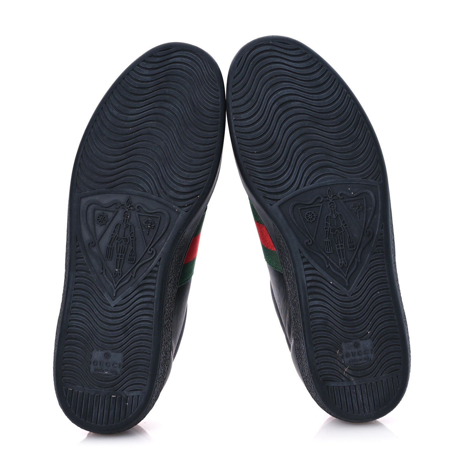 Gucci Miro Soft Calfskin Ayers Web Mens Ace Sneakers 10.5 Black Rosso 7 of 12