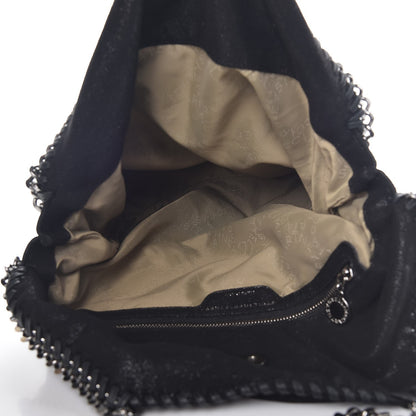 Stella McCartney Shaggy Deer Falabella Fold Over Tote Black 6 of 7