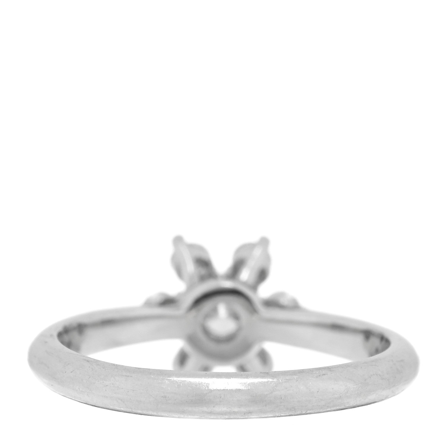 Tiffany Platinum Diamond Flower Ring 50 5.25 3 of 4