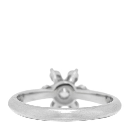 Tiffany Platinum Diamond Flower Ring 50 5.25 3 of 4