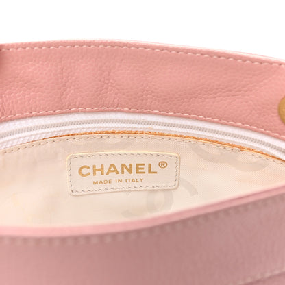 Chanel Caviar CC Tote Pink 6 of 10