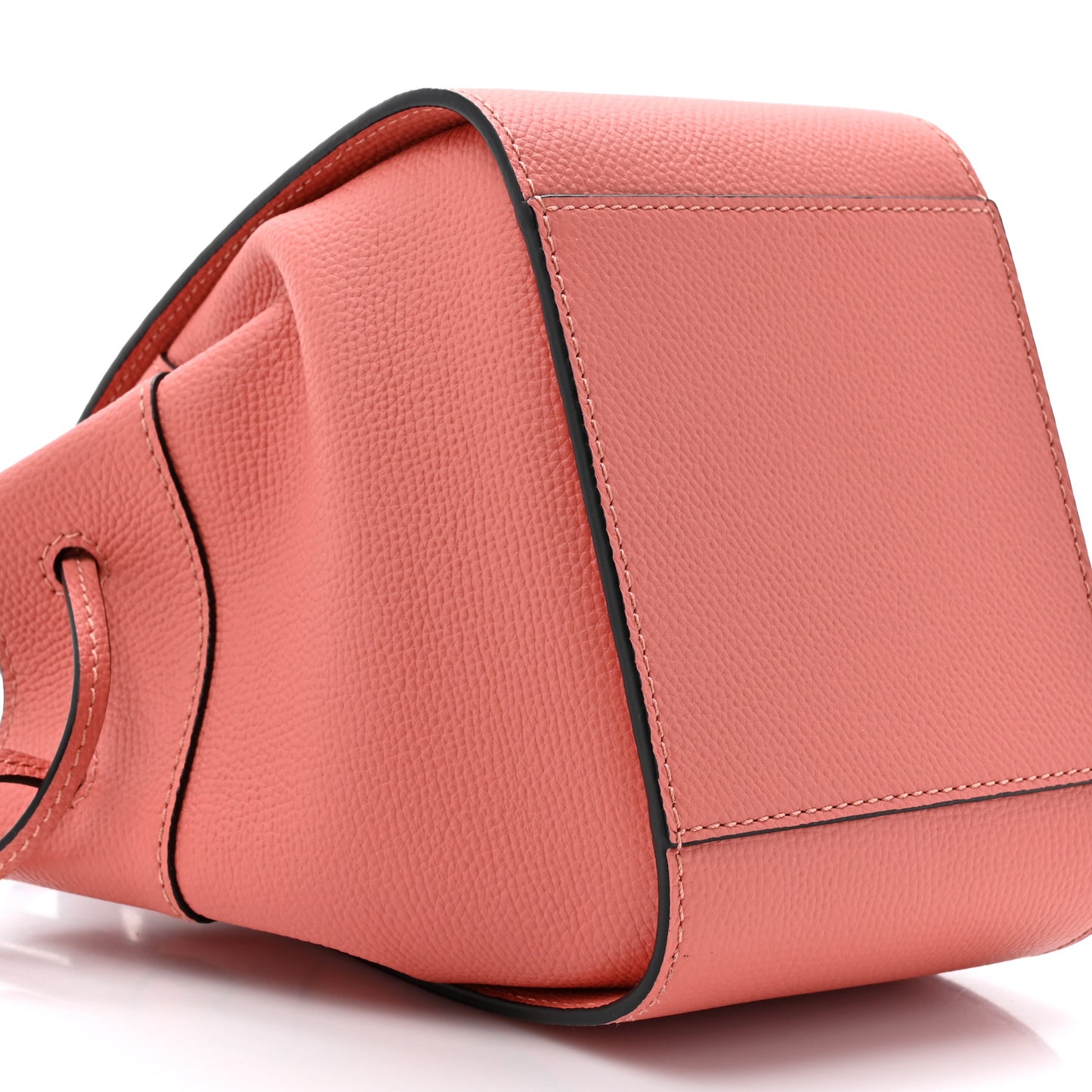 Grained Calfskin Mini Hammock Shoulder Bag Pink Tulip