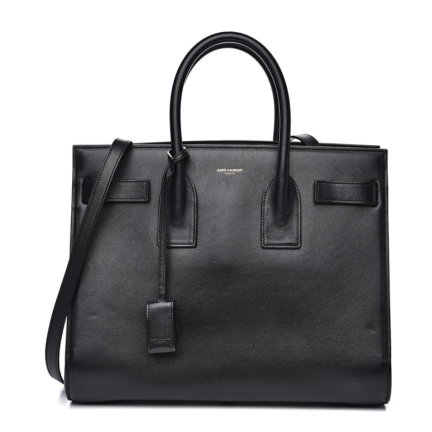 Calfskin Small Sac De Jour Black