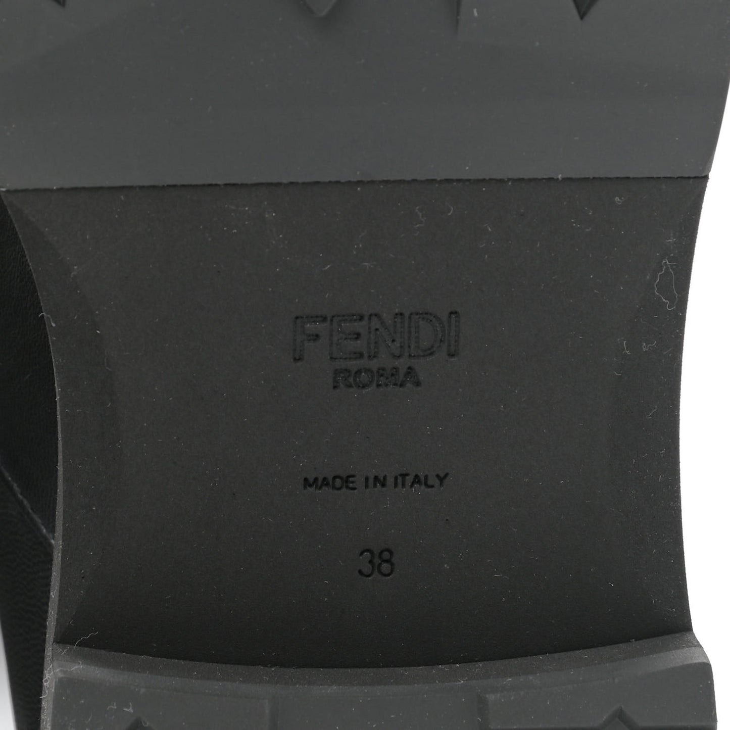 Nappa Microfiber Fabric FF Rockoko Tall Boots 38 Black Tobacco