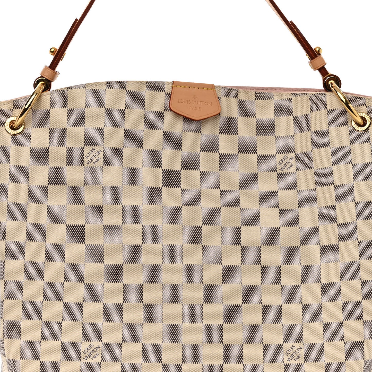Damier Azur Graceful PM Rose Ballerine