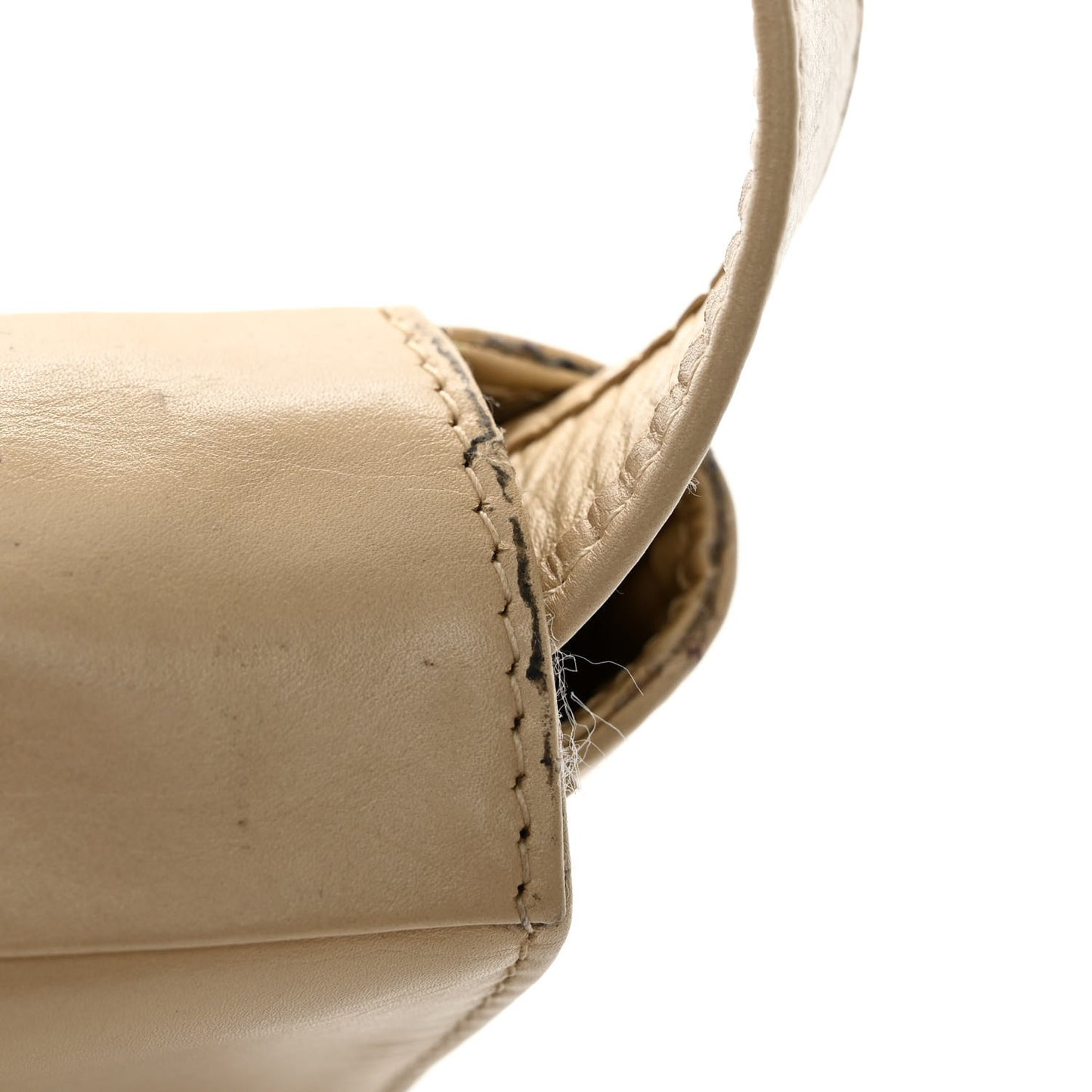 Paper Calfskin Intrecciato Cassette Belt Bag Porridge
