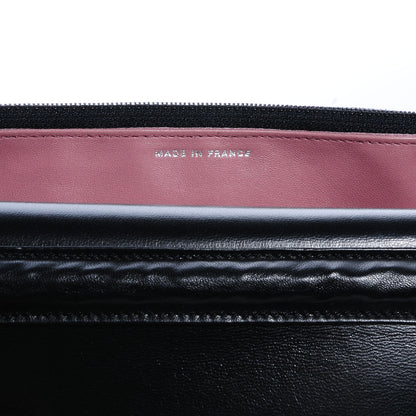 Chanel Lambskin Camellia Wallet on Chain WOC Black 7 of 8