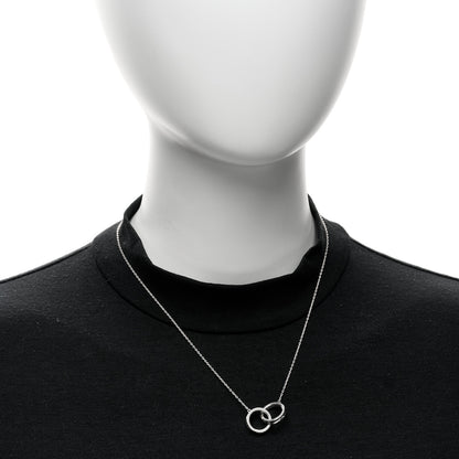 Tiffany Sterling Silver 1837 Interlocking Circles Pendant Necklace 2 of 4