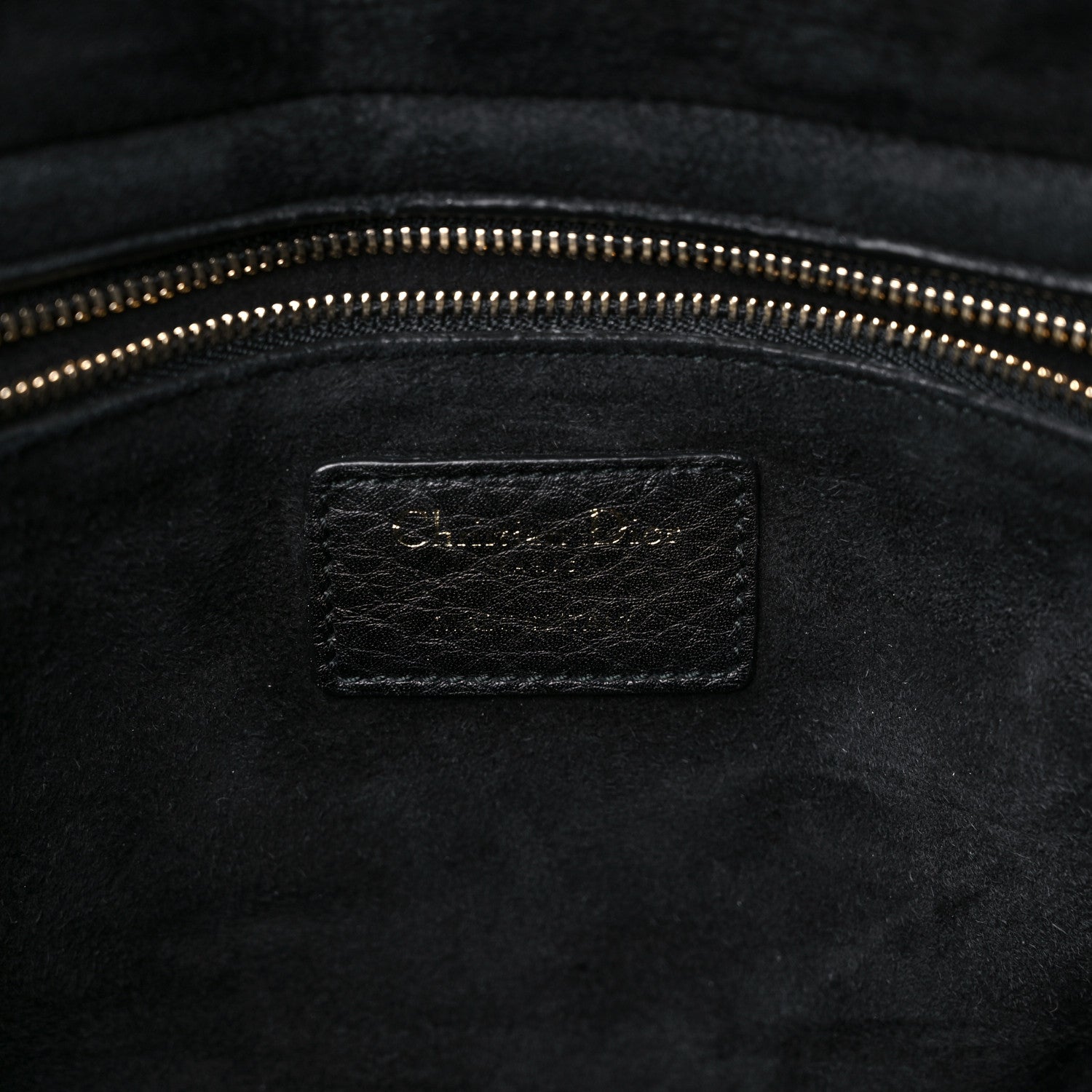 Christian Dior Grained Calfskin Cannage Large Supple Lady Dior Black 6 of 14