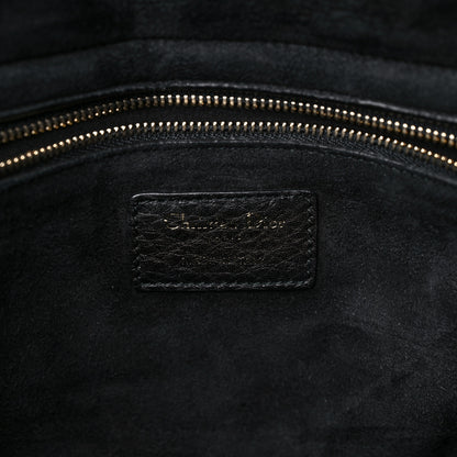 Christian Dior Grained Calfskin Cannage Large Supple Lady Dior Black 6 of 14
