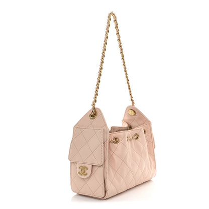 Chanel Caviar Quilted Mini Chanel 25 Handbag Light Pink 3 of 10