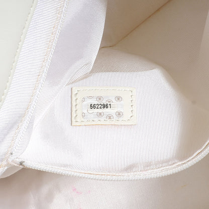 Chanel Lambskin Chain CC Tote White 10 of 10
