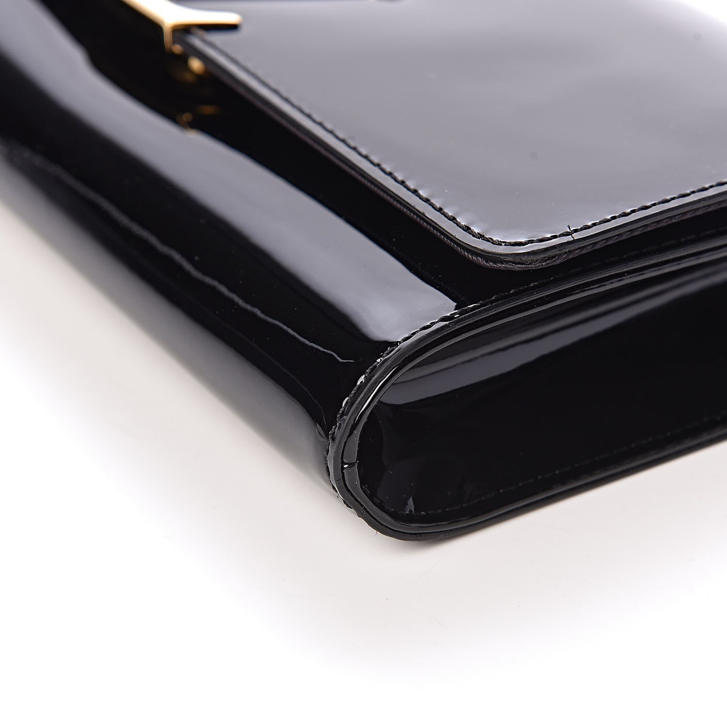 Louis Vuitton Patent Louise Clutch Black 9 of 9