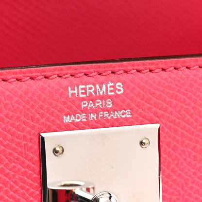 Hermes Epsom Kelly Sellier 28 Rose Extreme 6 of 12