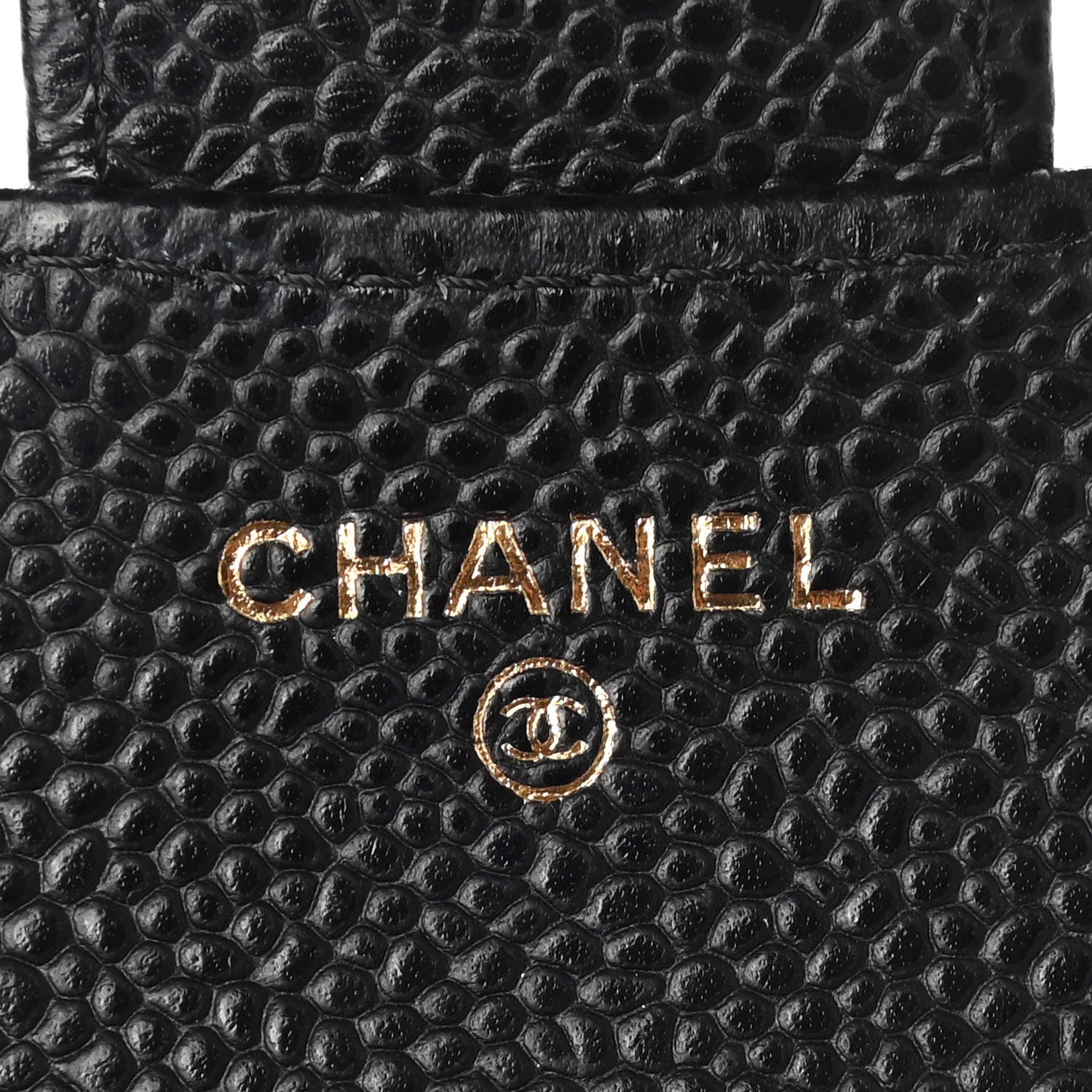 Chanel Caviar Quilted Compact Flap Wallet Black 6 of 8