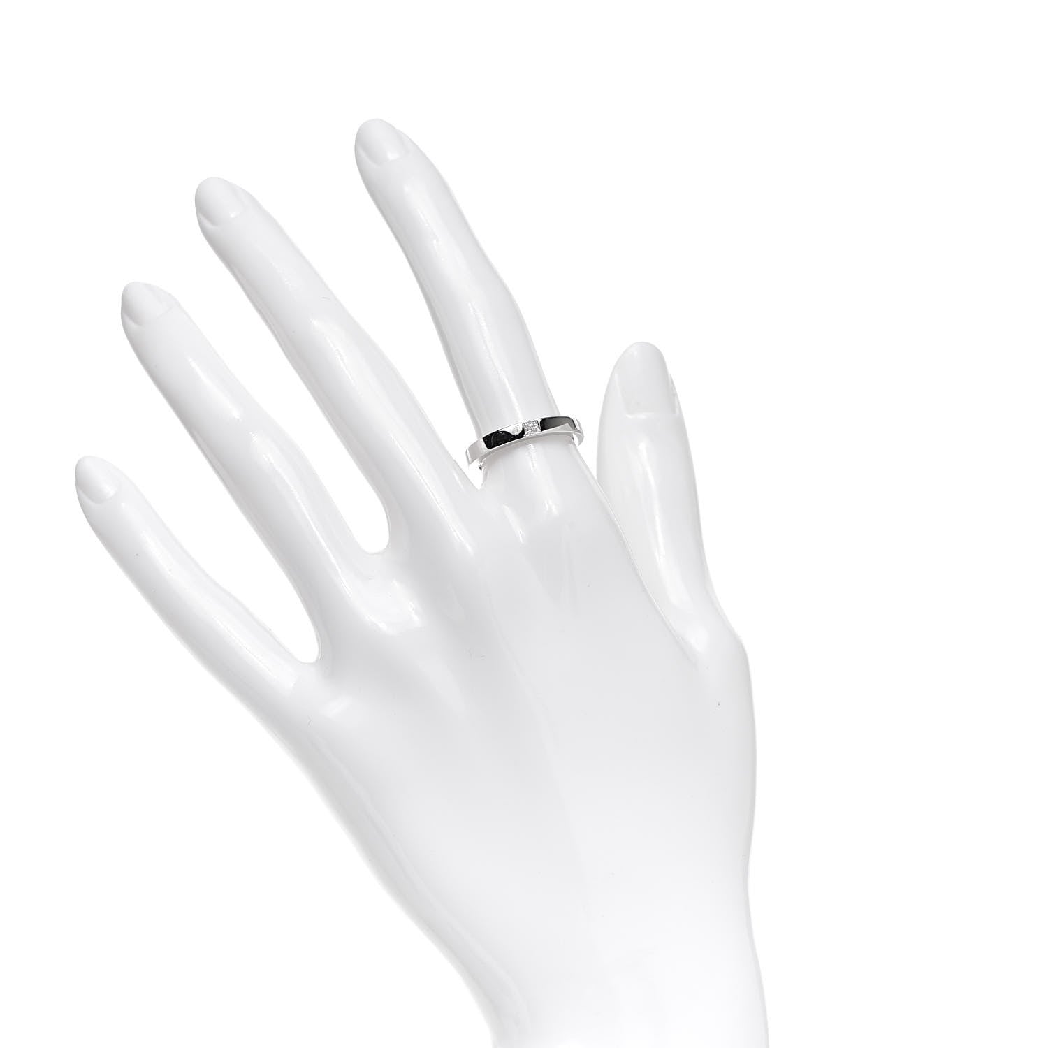 Bulgari Platinum Diamond MarryMe Wedding Band Ring 51 5.75 2 of 6