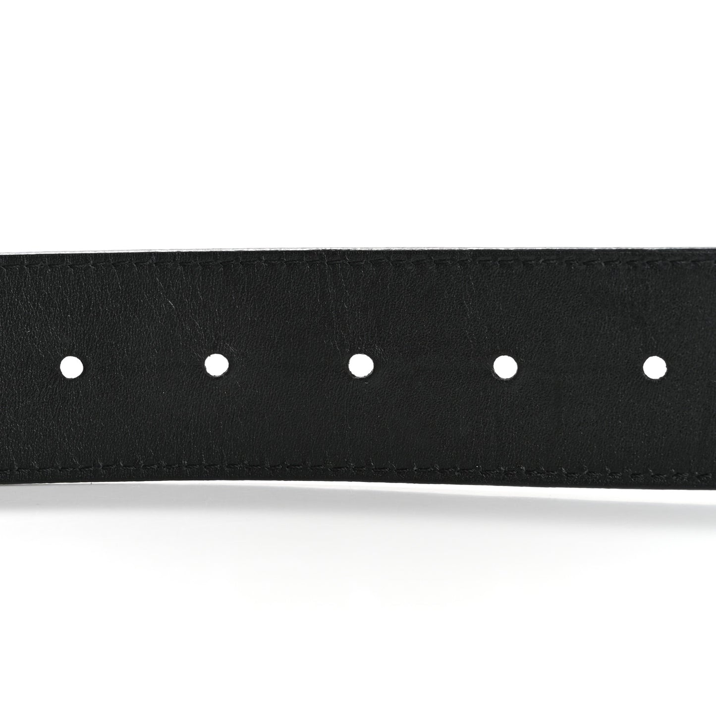 Calfskin 30mm LV Initiales Belt 90 36 Black Dark Brown