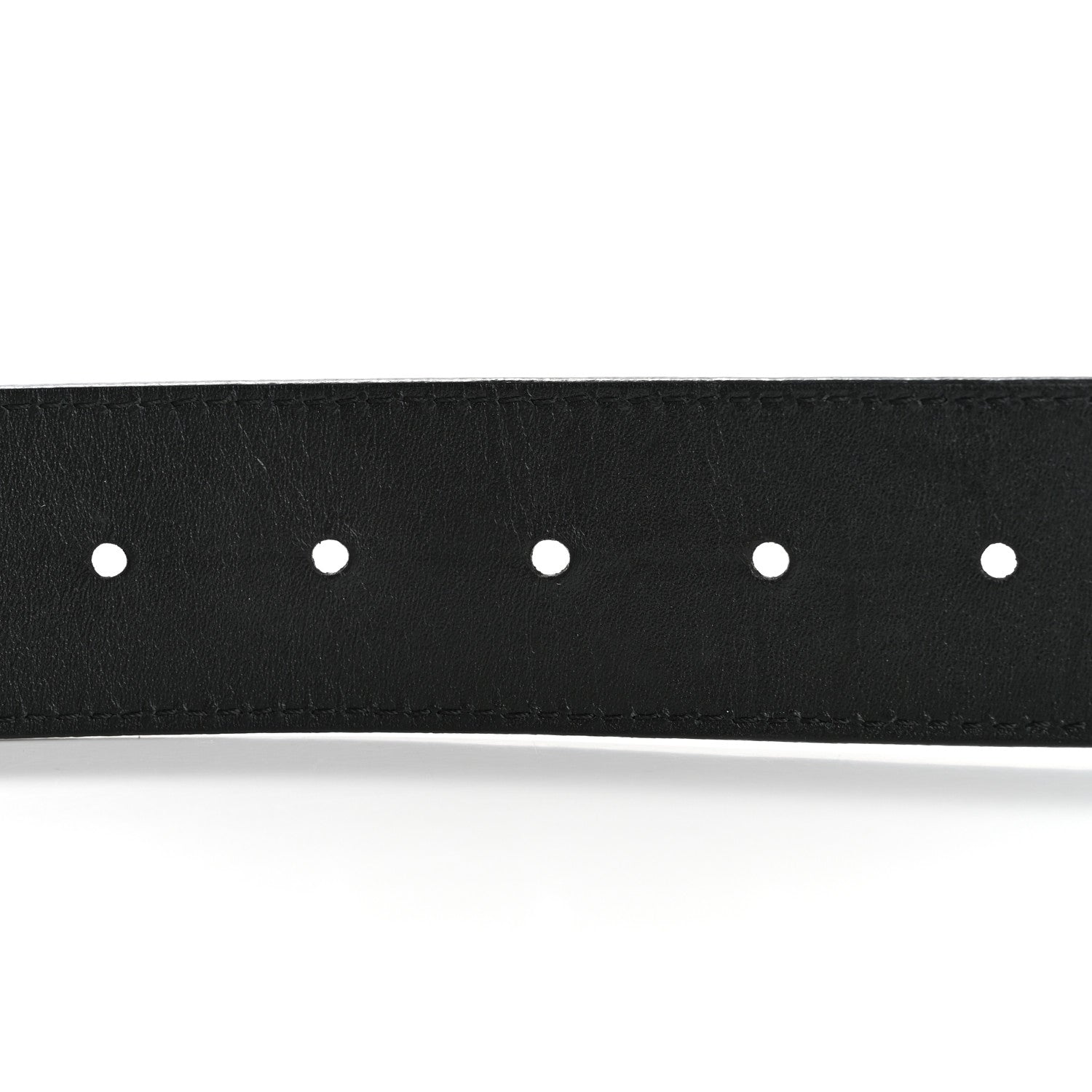 Louis Vuitton Calfskin 30mm LV Initiales Belt 90 36 Black Dark Brown 3 of 5