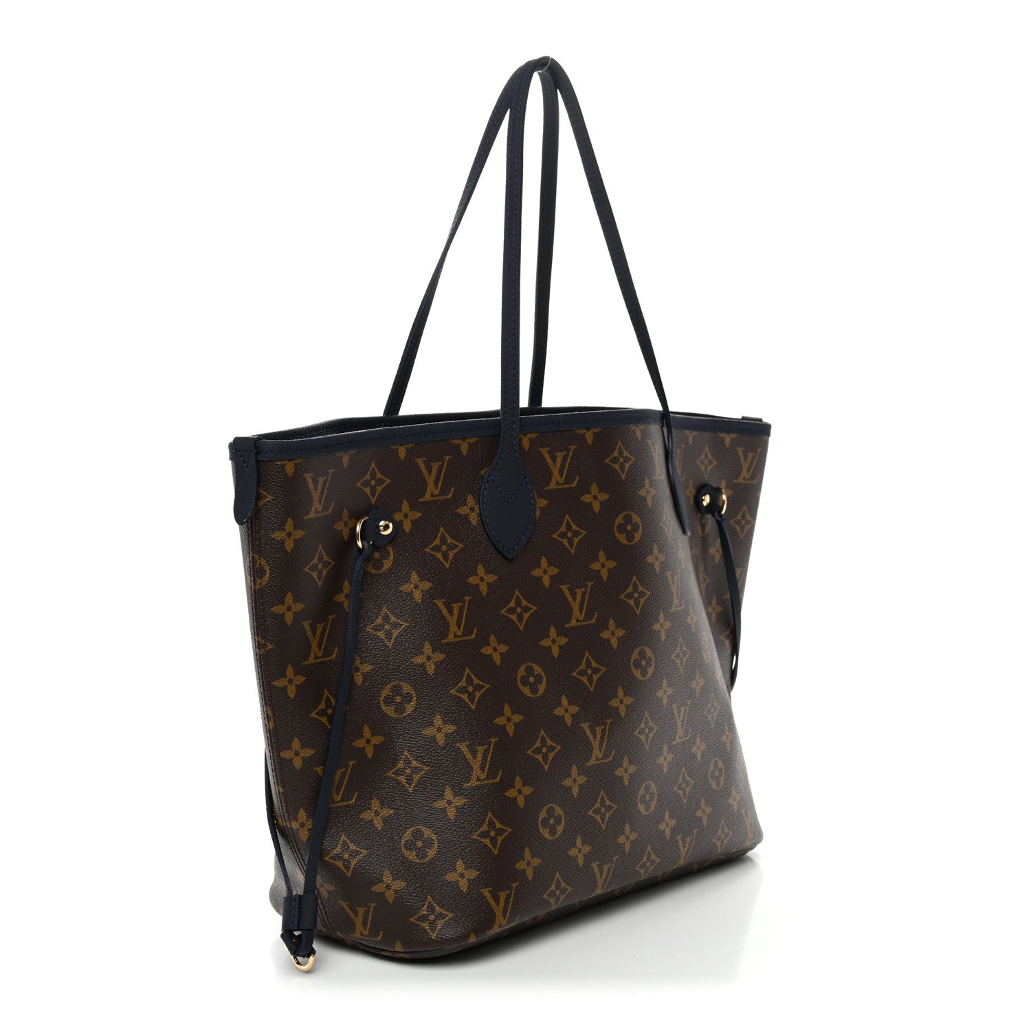 Louis Vuitton Monogram Calfskin Neo Neverfull Inside Out MM Navy 6 of 18