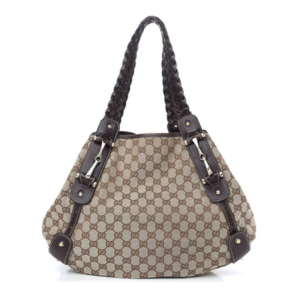 Gucci Monogram Medium Pelham Shoulder Bag Dark Brown 1 of 11