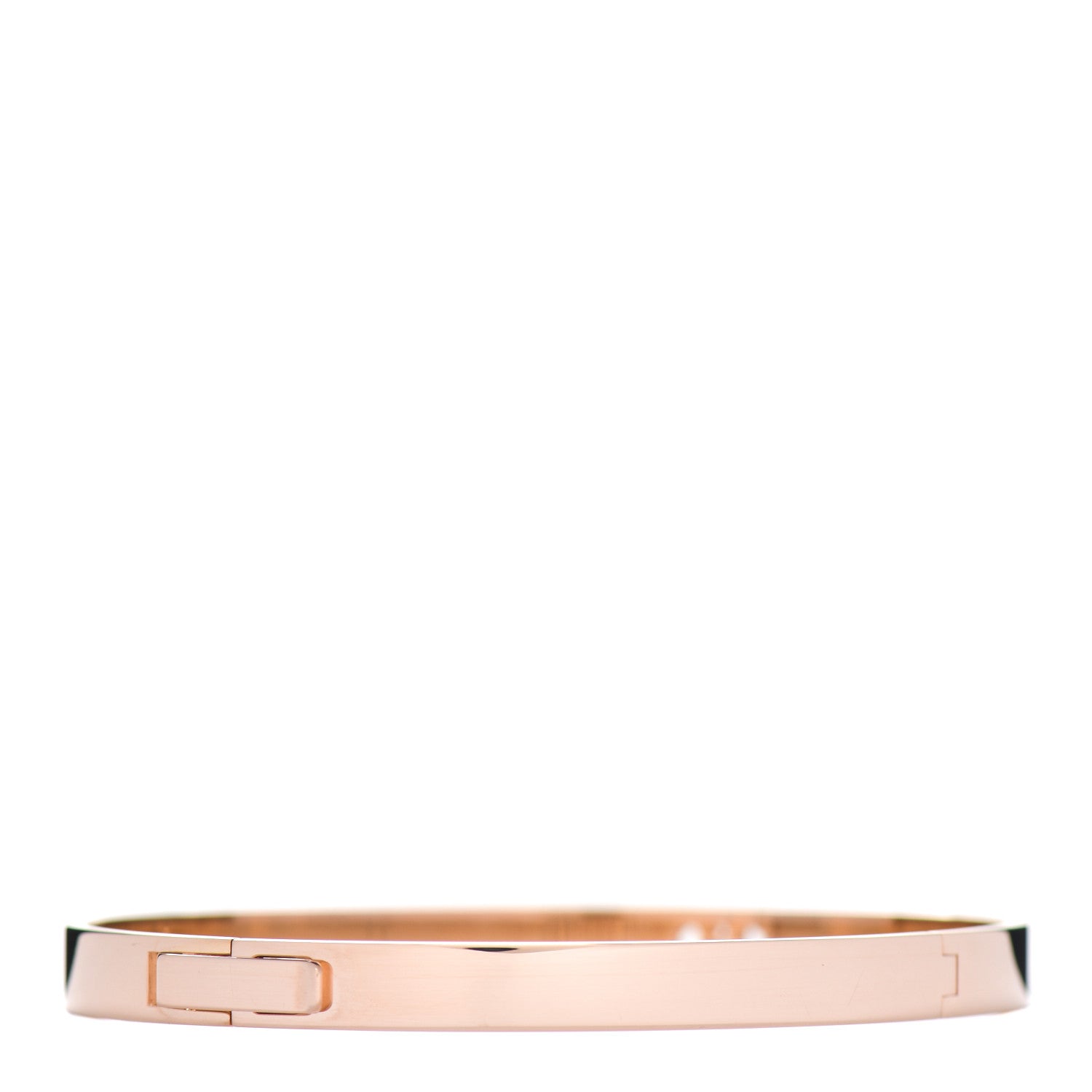 Hermes 18K Rose Gold Diamond PM H D'Ancre Bracelet LG 2 of 4