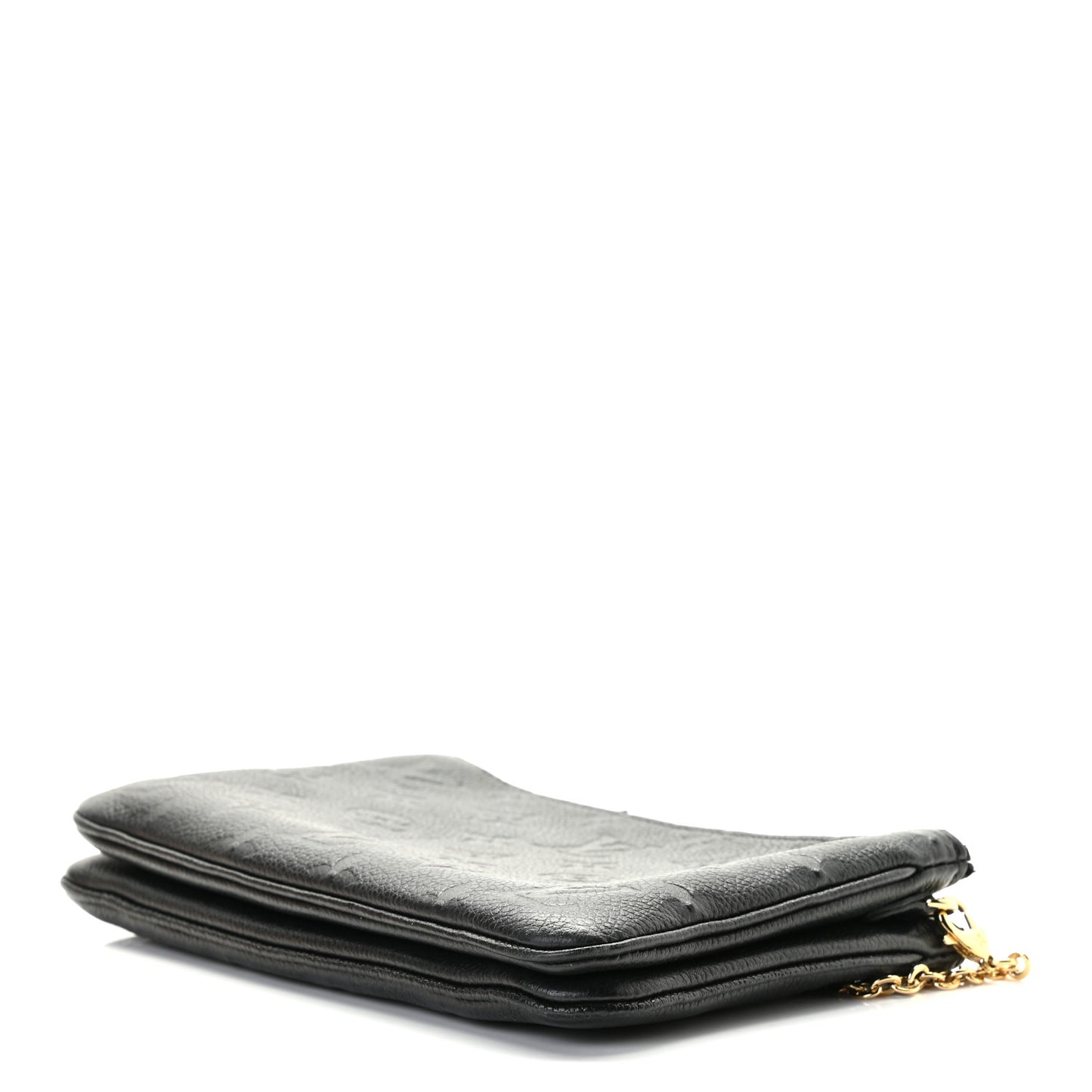 Empreinte Double Zip Pochette Black