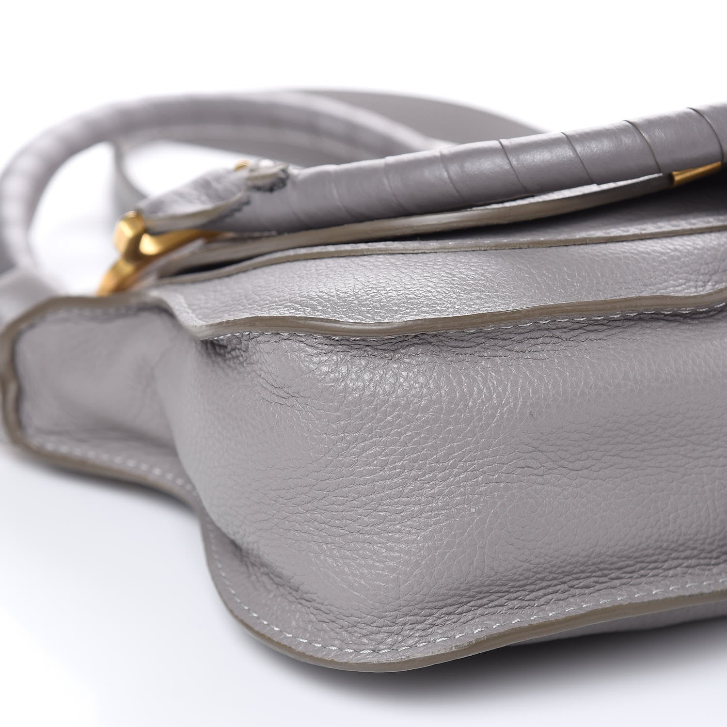 Chloe Calfskin Small Marcie Satchel Cashmere Grey 8 of 11