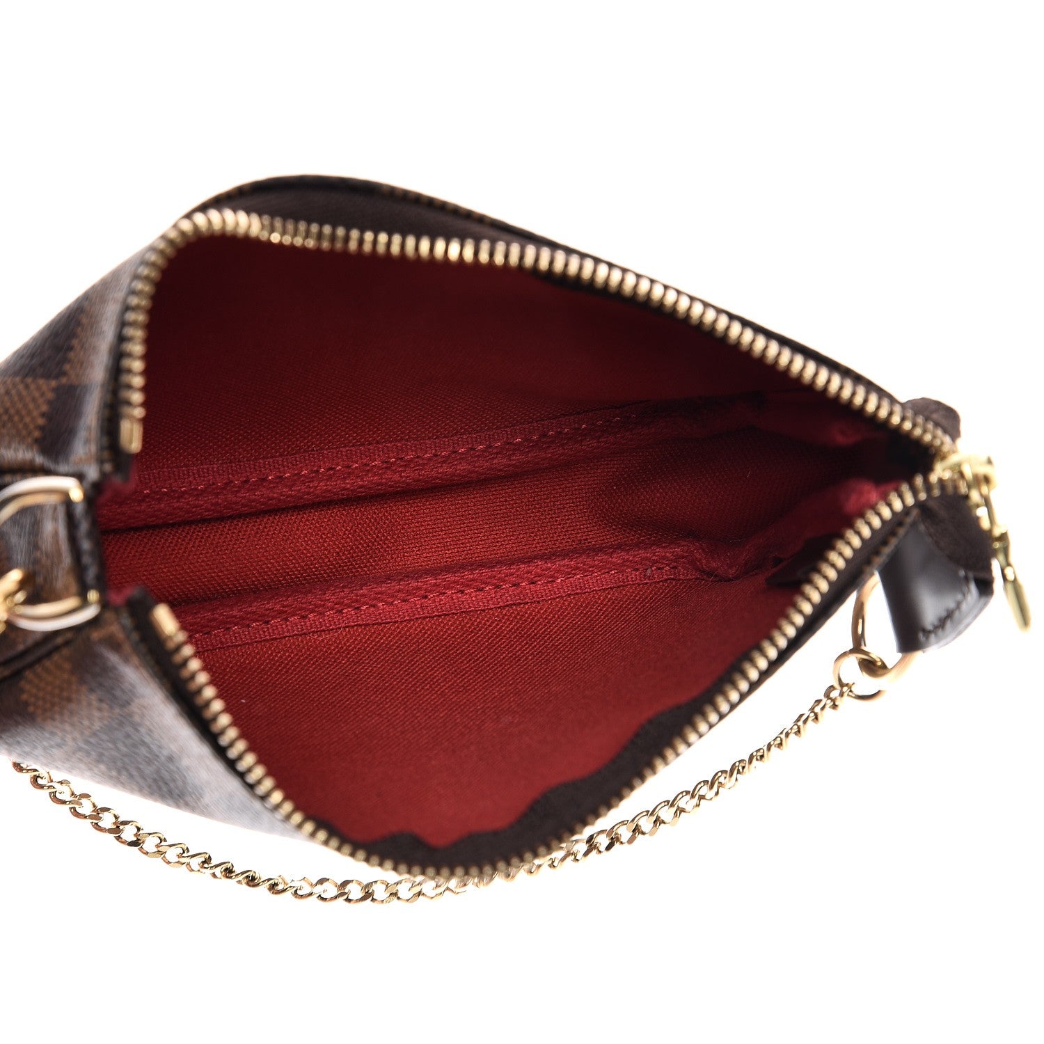 Louis Vuitton Damier Ebene Mini Pochette Accessories 5 of 7
