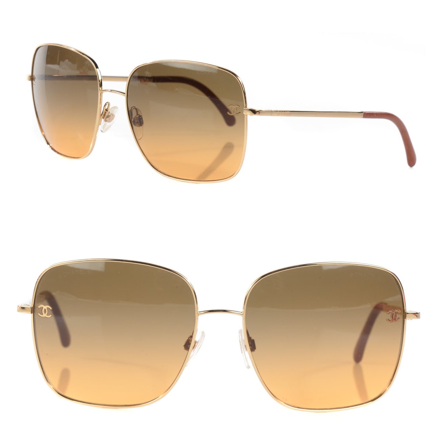 Lambskin CC Sunglasses 4190-T-Q Gold