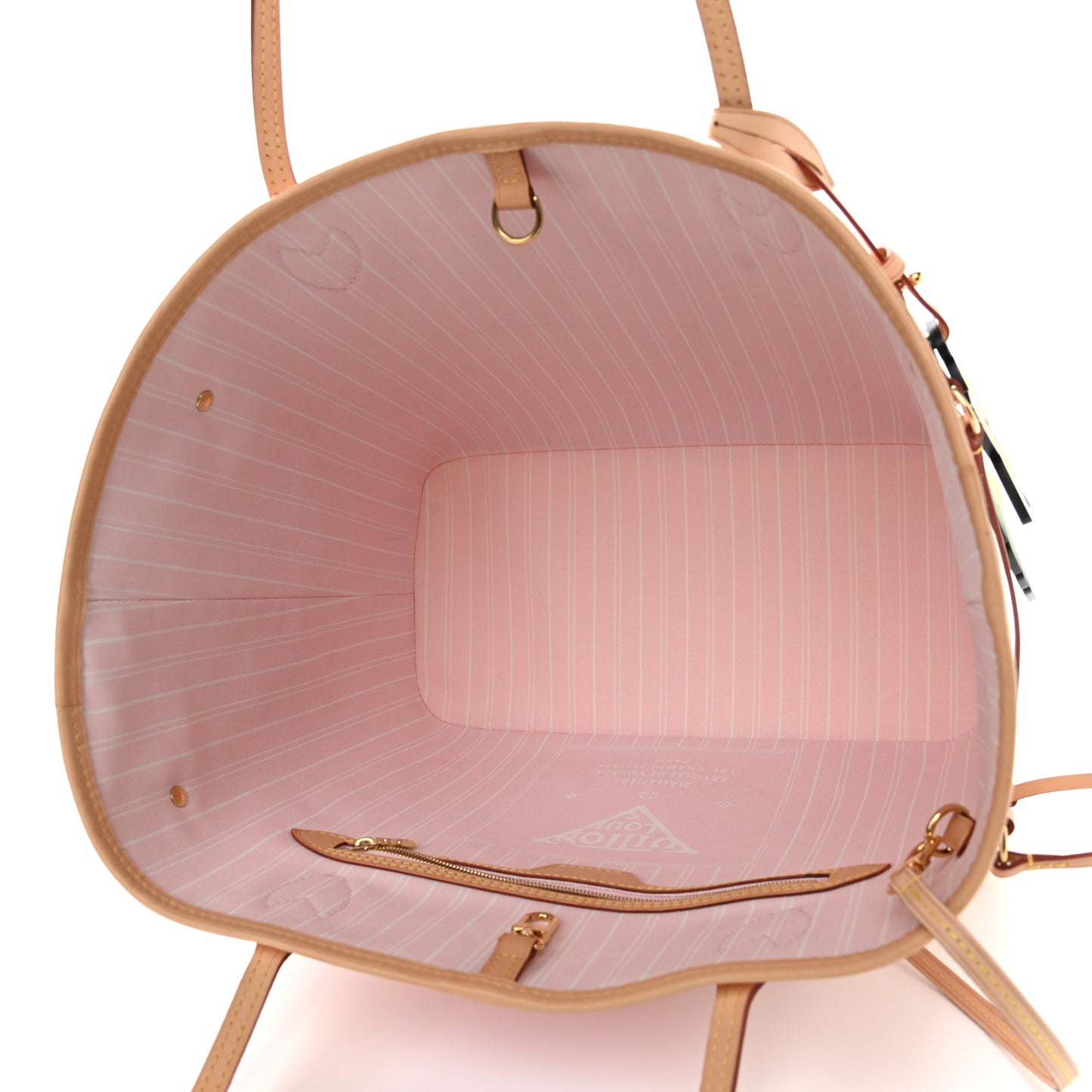 Monogram Giant By The Pool Neverfull MM Light Pink