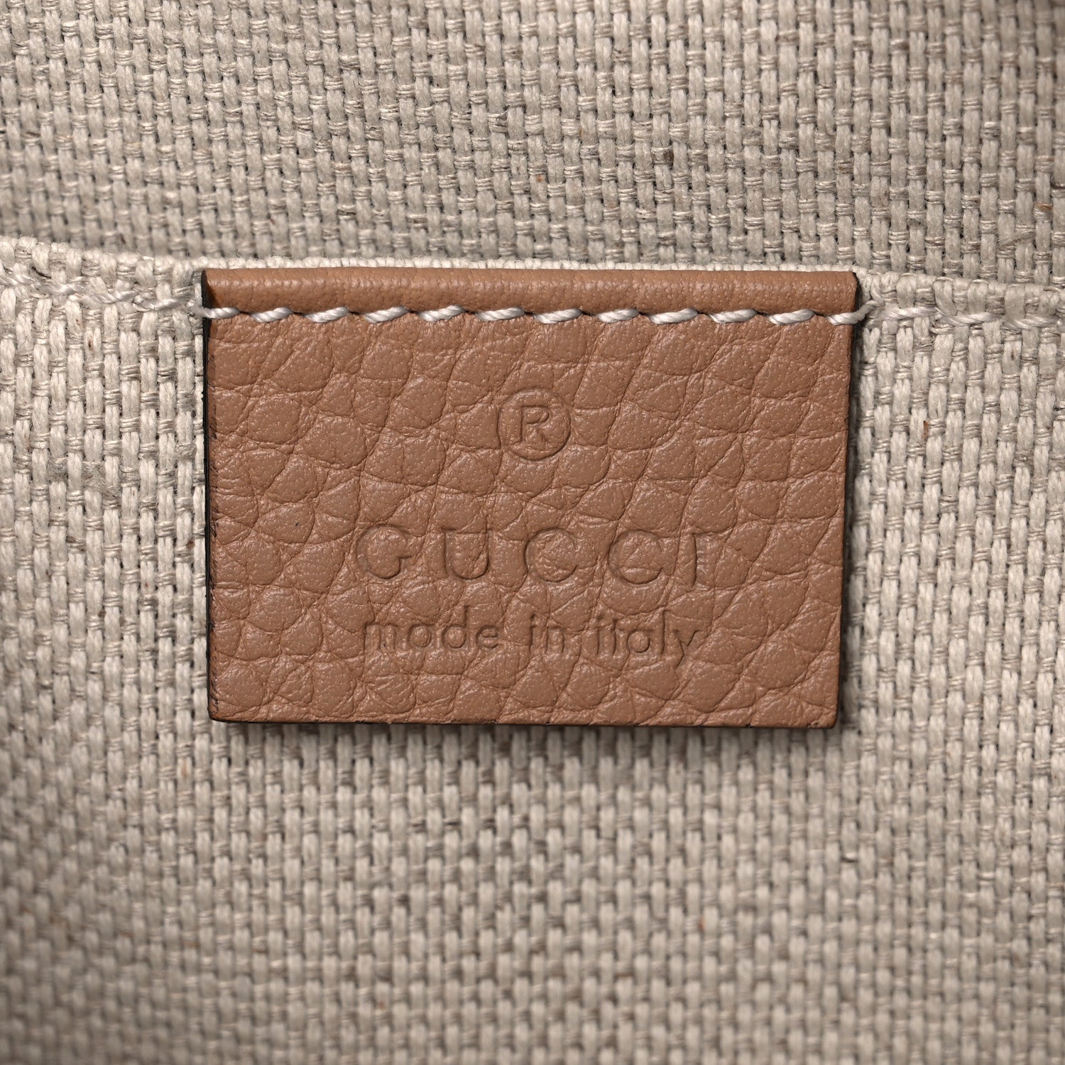 Gucci Pebbled Calfskin Small Soho Disco Bag Camelia 6 of 14