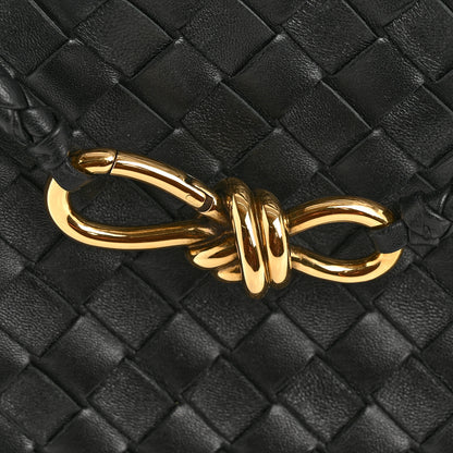 Bottega Veneta Nappa Intrecciato Small Andiamo Shoulder Bag Black 10 of 10