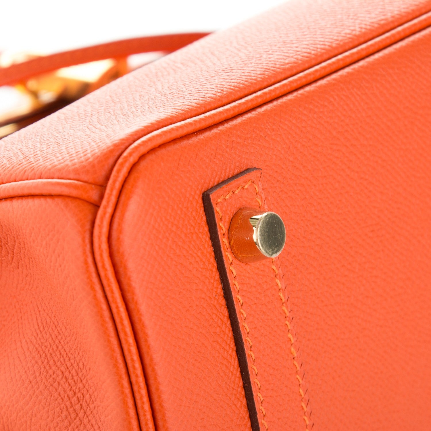 Hermes Epsom Birkin 30 Orange 17 of 24
