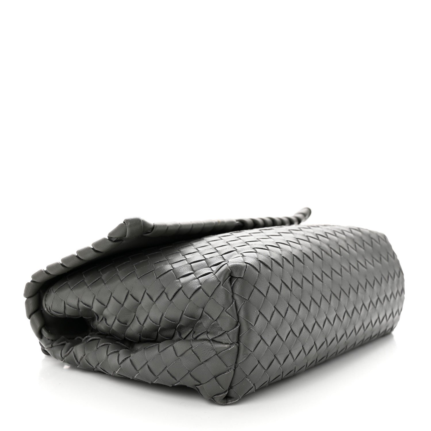 Bottega Veneta Nappa Intrecciato Medium Olimpia Bag Steel 4 of 12