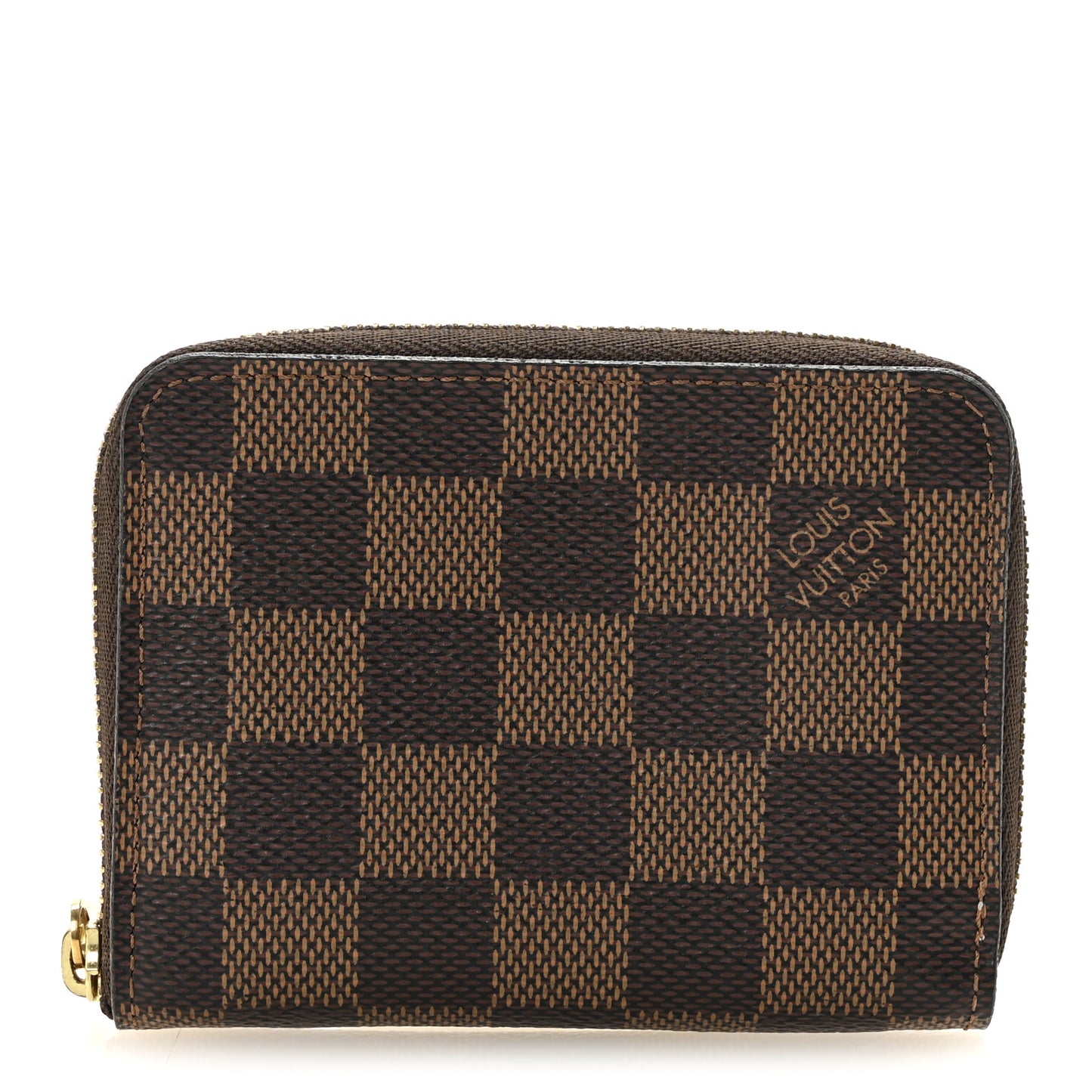 Damier Ebene Zippy Coin Purse Rose Ballerine