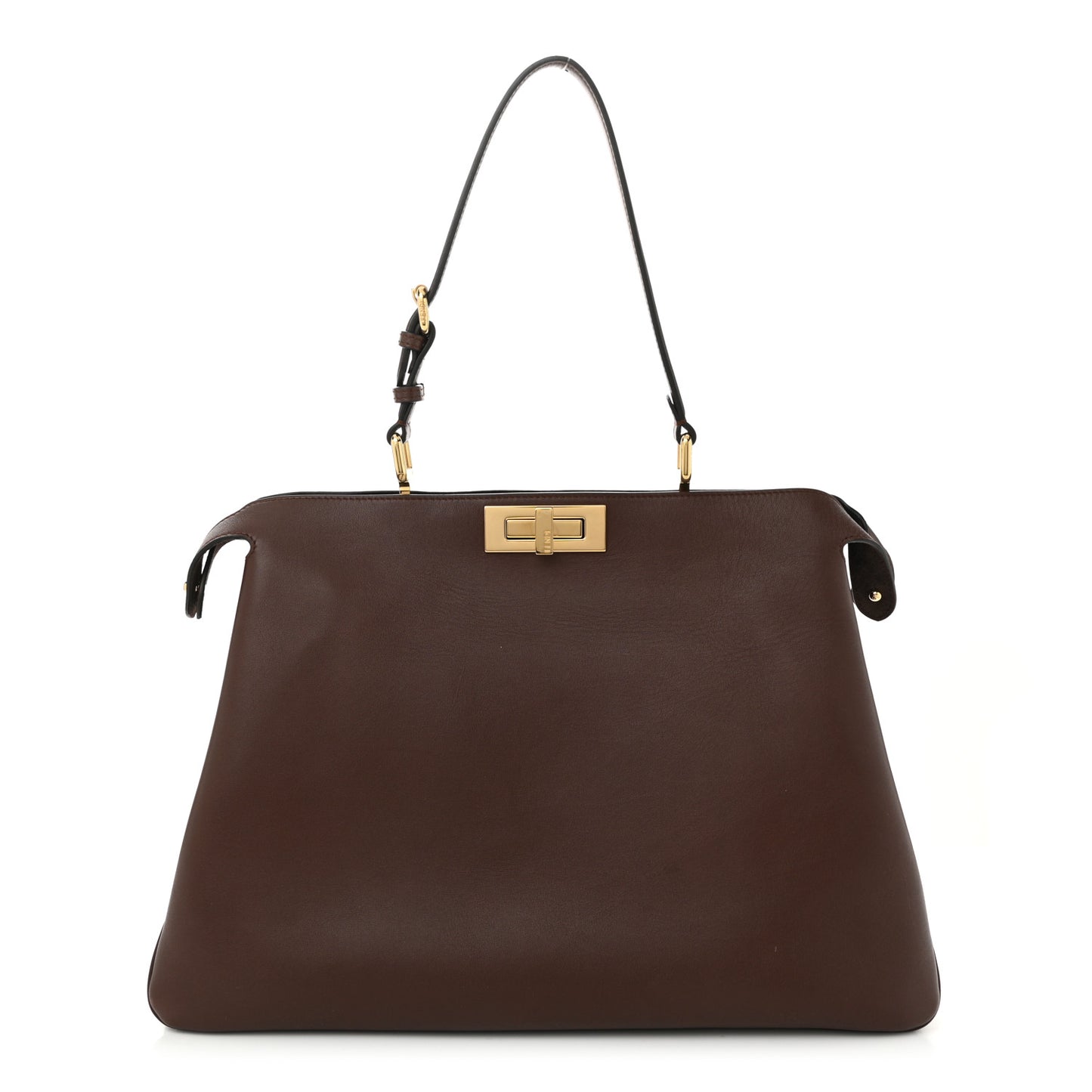 Vitello Large Soft Peekaboo Brown