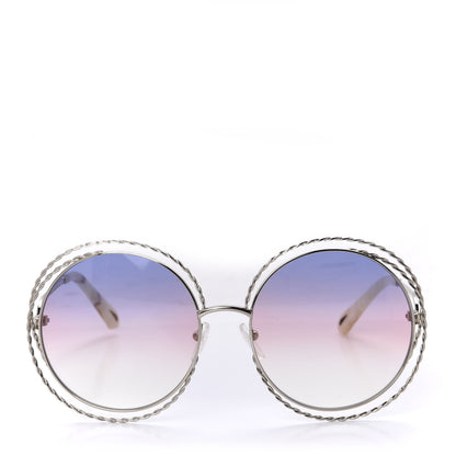 Chloe Oversized Round Carlina Oversized Round Sunglasses CE114ST Rainbow 2 of 7