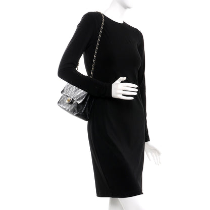 Chanel Lambskin Quilted Medium Double Flap Bag Black 2 of 11