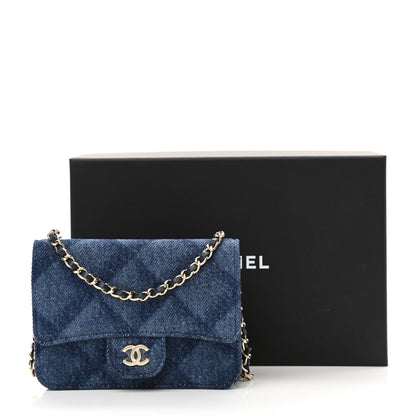 Chanel Denim Printed Belt Bag Dark Blue 11 of 11