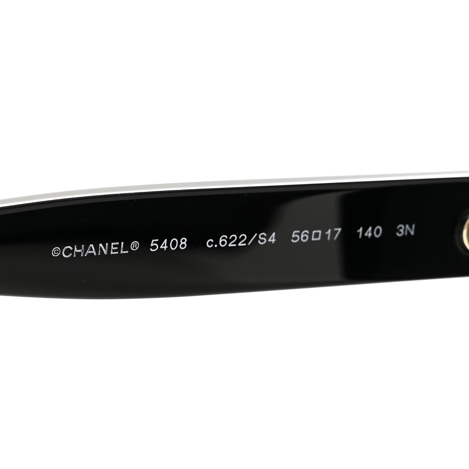 Chanel Acetate Polarized Square Sunglasses 5408 Black 5 of 8