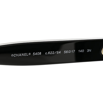 Chanel Acetate Polarized Square Sunglasses 5408 Black 5 of 8
