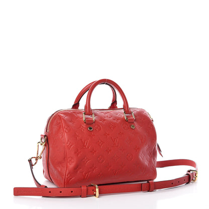 Louis Vuitton Empreinte Speedy Bandouliere 25 Cherry 3 of 13