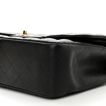 Chanel Caviar Quilted Jumbo Double Flap Black 8 of 12