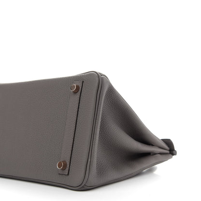 Hermes Togo Birkin 30 Etain 10 of 14