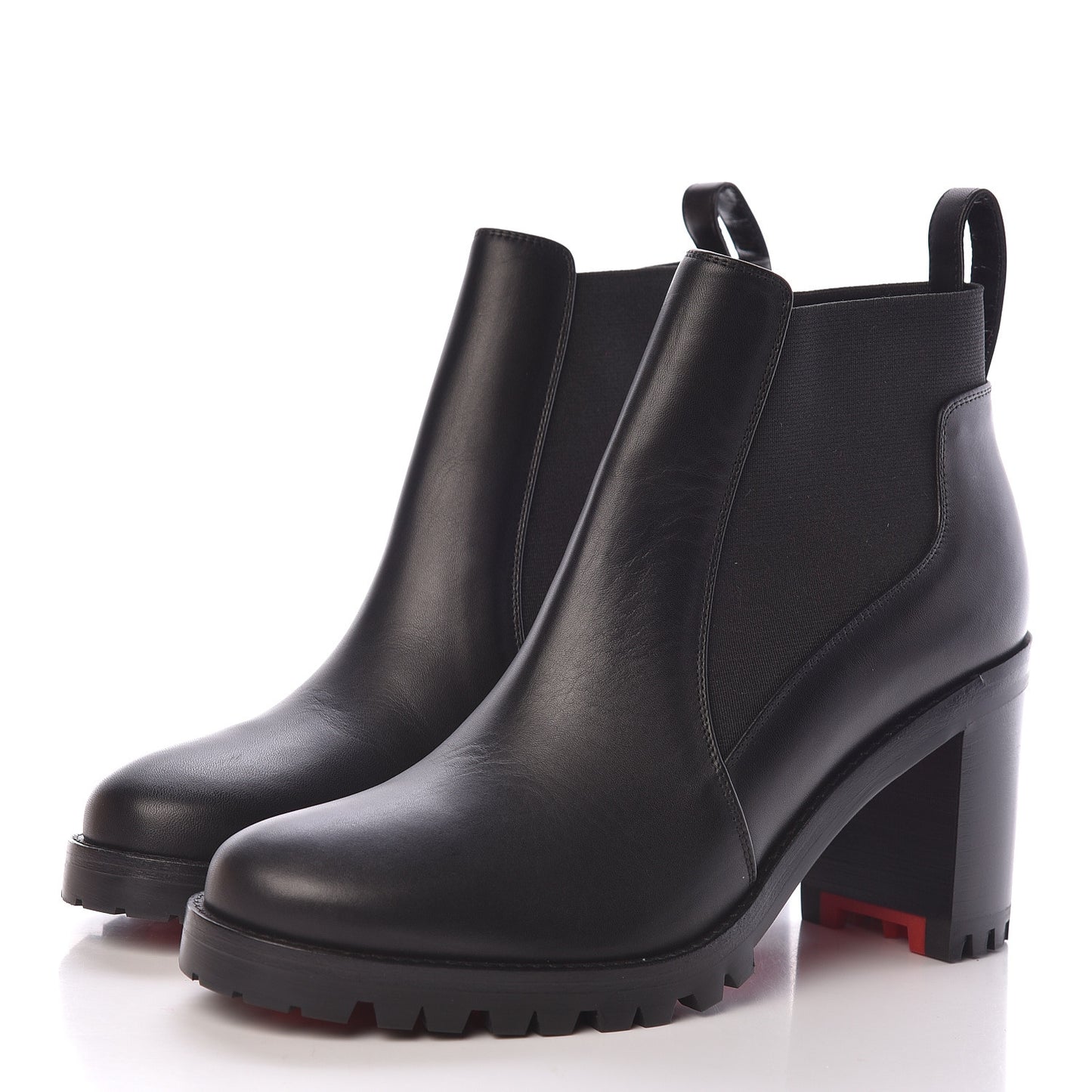 Calfskin Marchacroche 70 Chelsea Boots 36.5 Black
